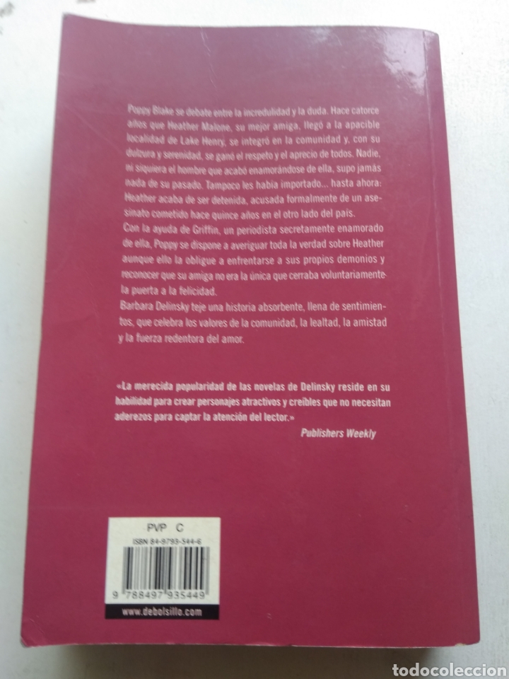 Libros de segunda mano: UNA MUJER CON PASADO/BARBARA DELINSKY - Foto 3