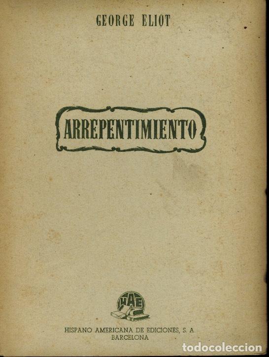 Libros de segunda mano: ARREPENTIMIENTO