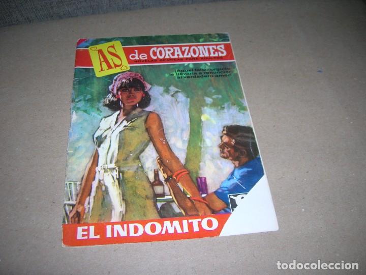 Gebrauchte B&uuml;cher: Tapas novela AS de Corazones, n&ordm; 295: El indomito. Sin p&aacute;ginas de la novela. Publicidad Hada. 1966.