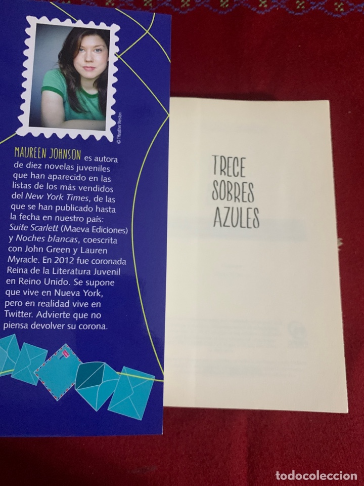 Libros de segunda mano: Trece sobres azules. Maureen Johnson. - Foto 3