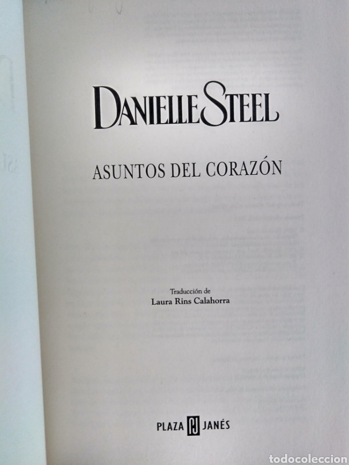 Libros de segunda mano: Asuntos del coraz&oacute;n / Danielle Steel. - Foto 2