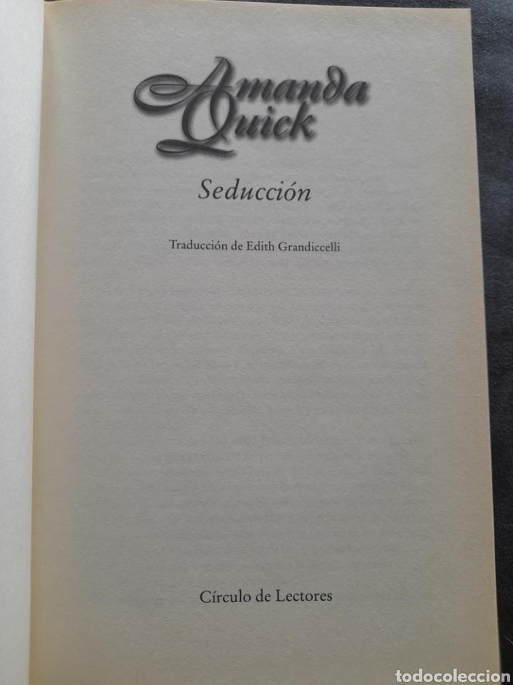 Libros de segunda mano: Seducci&oacute;n. Amanda Quick - Foto 2
