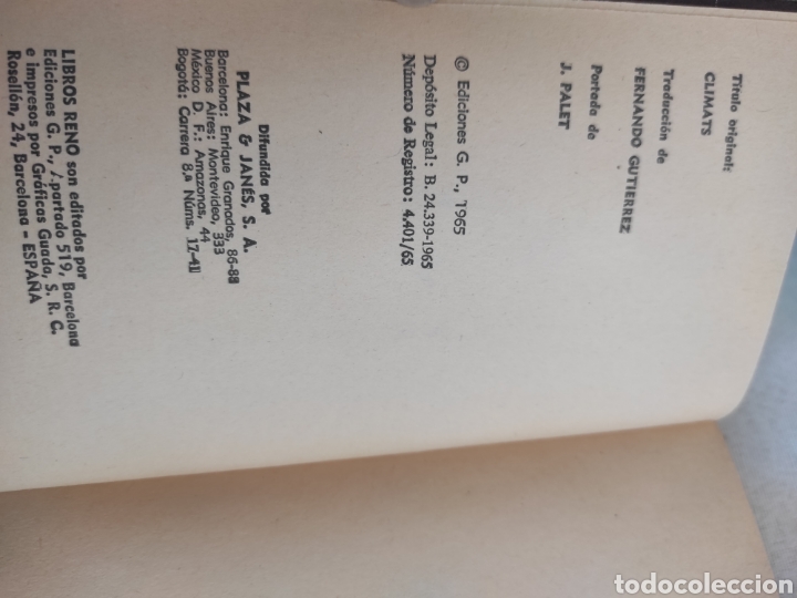 Libros de segunda mano: Climas. Andr&eacute; Maurois. 1965 - Foto 5