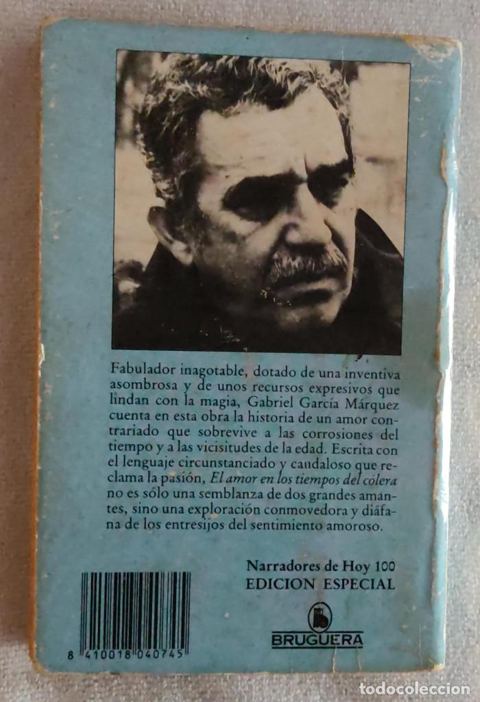 Libros de segunda mano: El amor en los tiempos del c&oacute;lera. - Foto 3