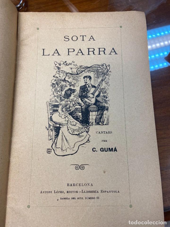 Gebrauchte B&uuml;cher: SOTA LA PARRA - CANTARS PER PER C.GUMA - 1895