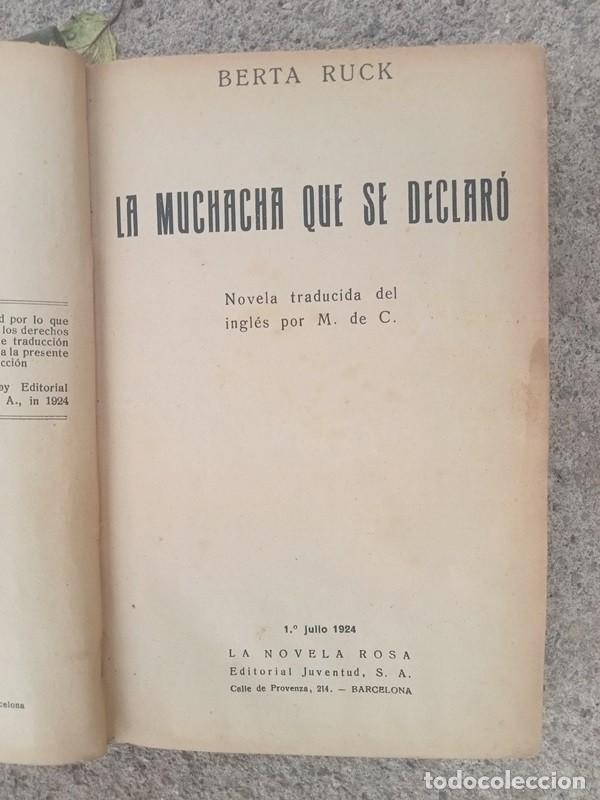 Libros de segunda mano: la muchacha que se declaro - Foto 2