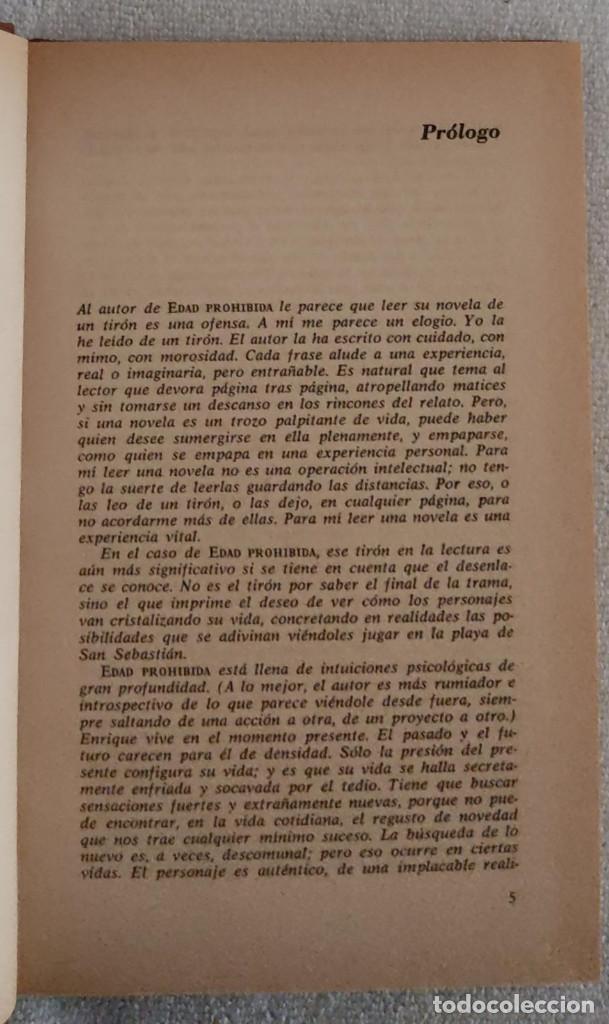 Libros de segunda mano: Edad Prohibida. - Foto 5