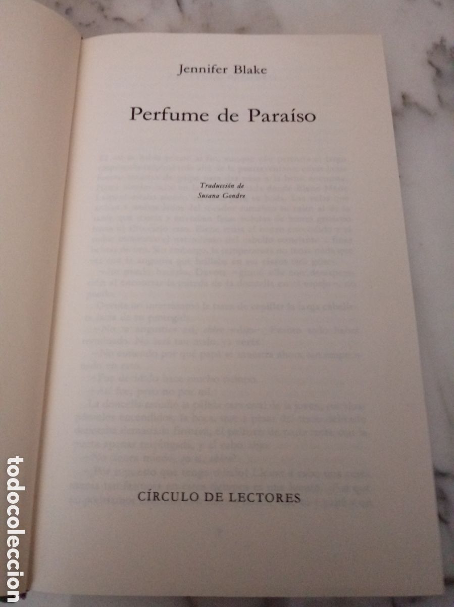 Libros de segunda mano: Perfume de Paraiso de Jennifer Blake - Foto 3