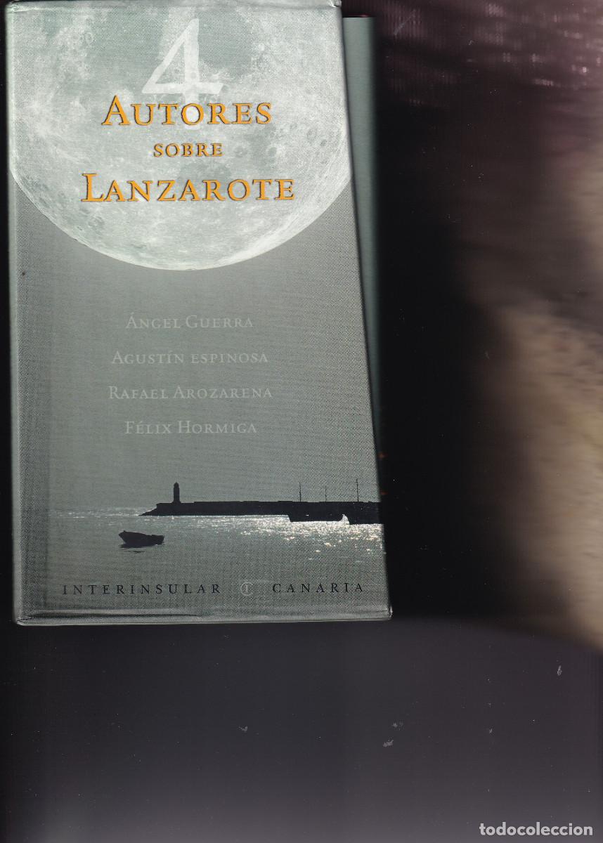 Libros de segunda mano: AUTORES SOBRE LANZAROTE