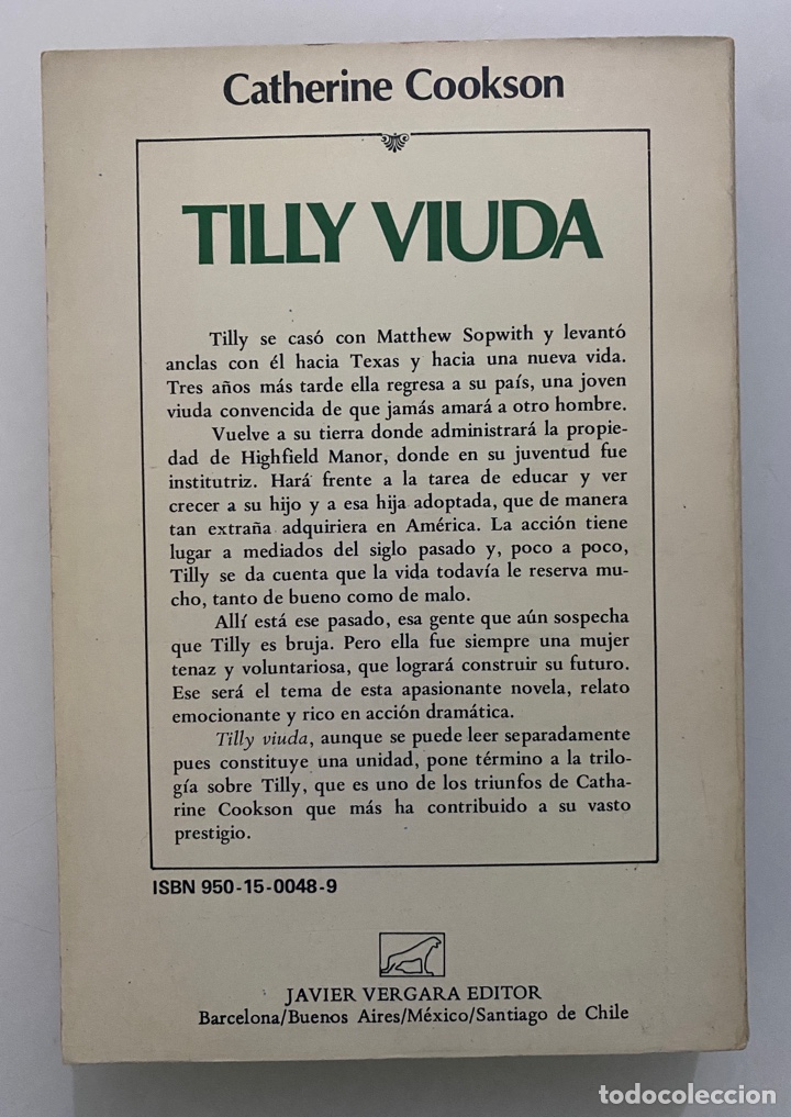 Libros de segunda mano: Tilly Viuda - COOKSON, Catherine - Foto 2