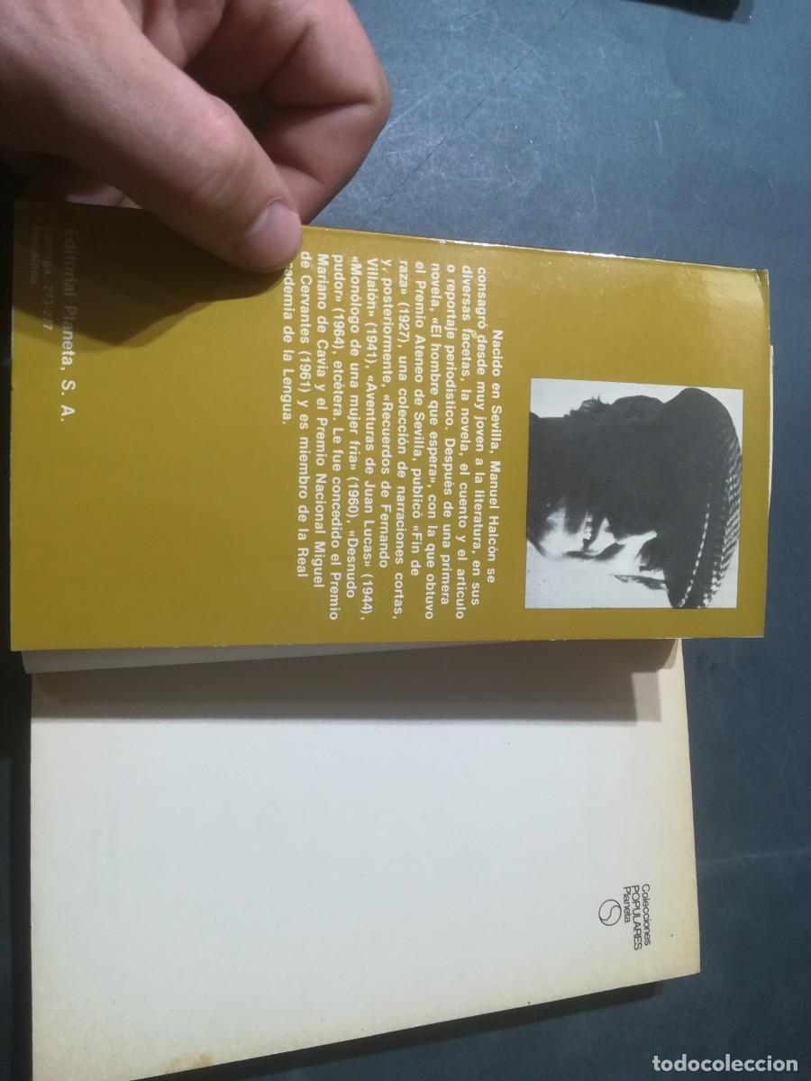 Libros de segunda mano: MANUELA / MANUEL HALCON / A&Ntilde;85 / PLANETA - Foto 4