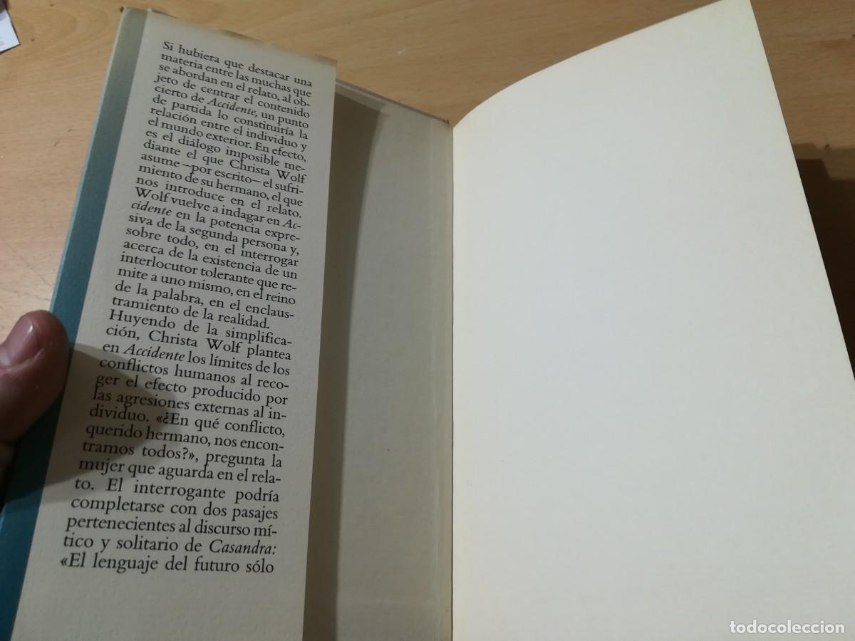 Libros de segunda mano: ACCIDENTE, TARDE DE JUNIO / CHRISTA WOLF / AO23 / CIRCULO DE LECTORES - Foto 4