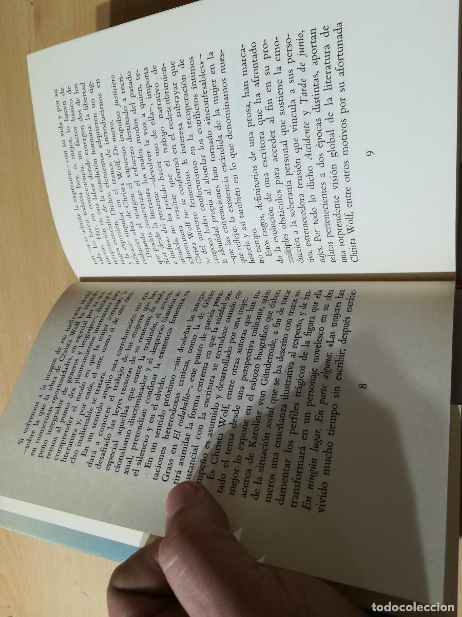 Libros de segunda mano: ACCIDENTE, TARDE DE JUNIO / CHRISTA WOLF / AO23 / CIRCULO DE LECTORES - Foto 9