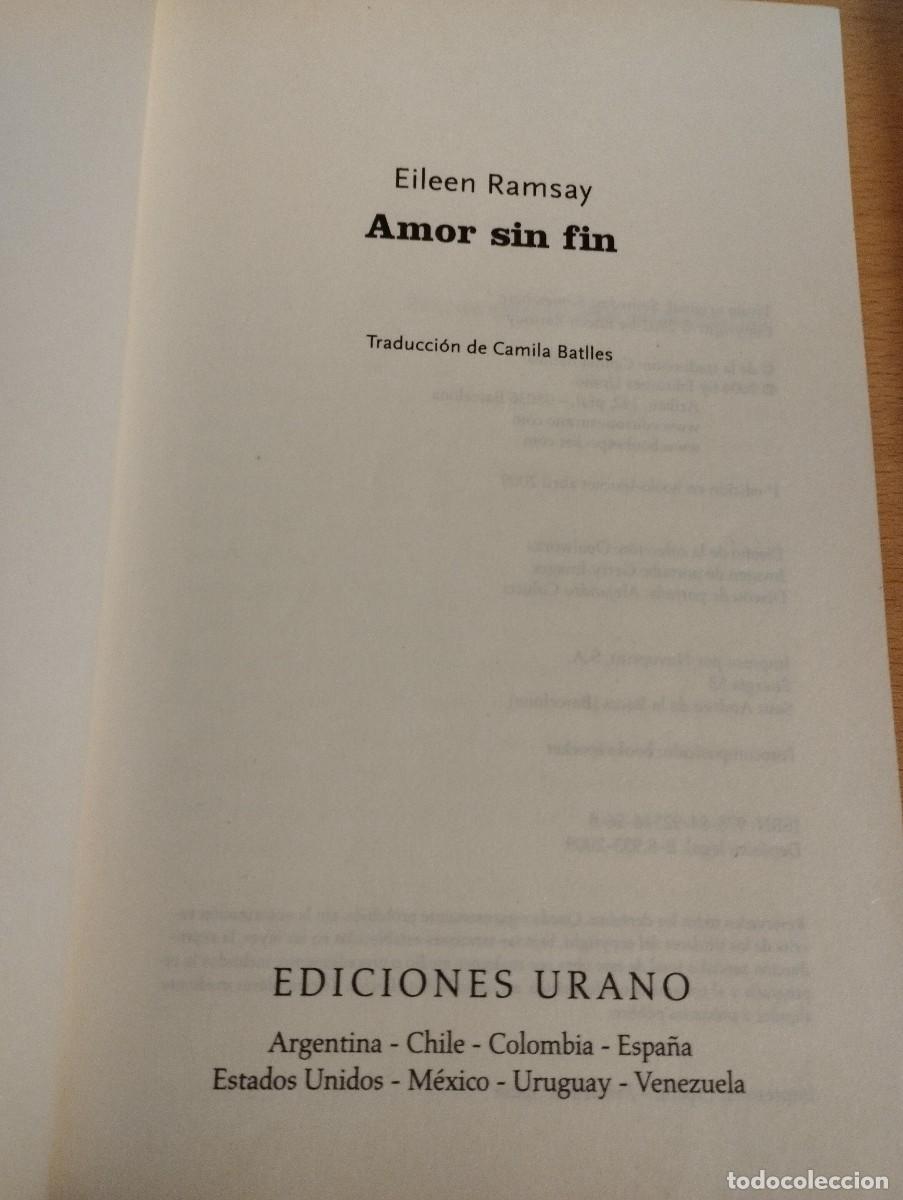 Libros de segunda mano: AMOR SIN FIN (EILEEN RAMSAY) - Foto 2
