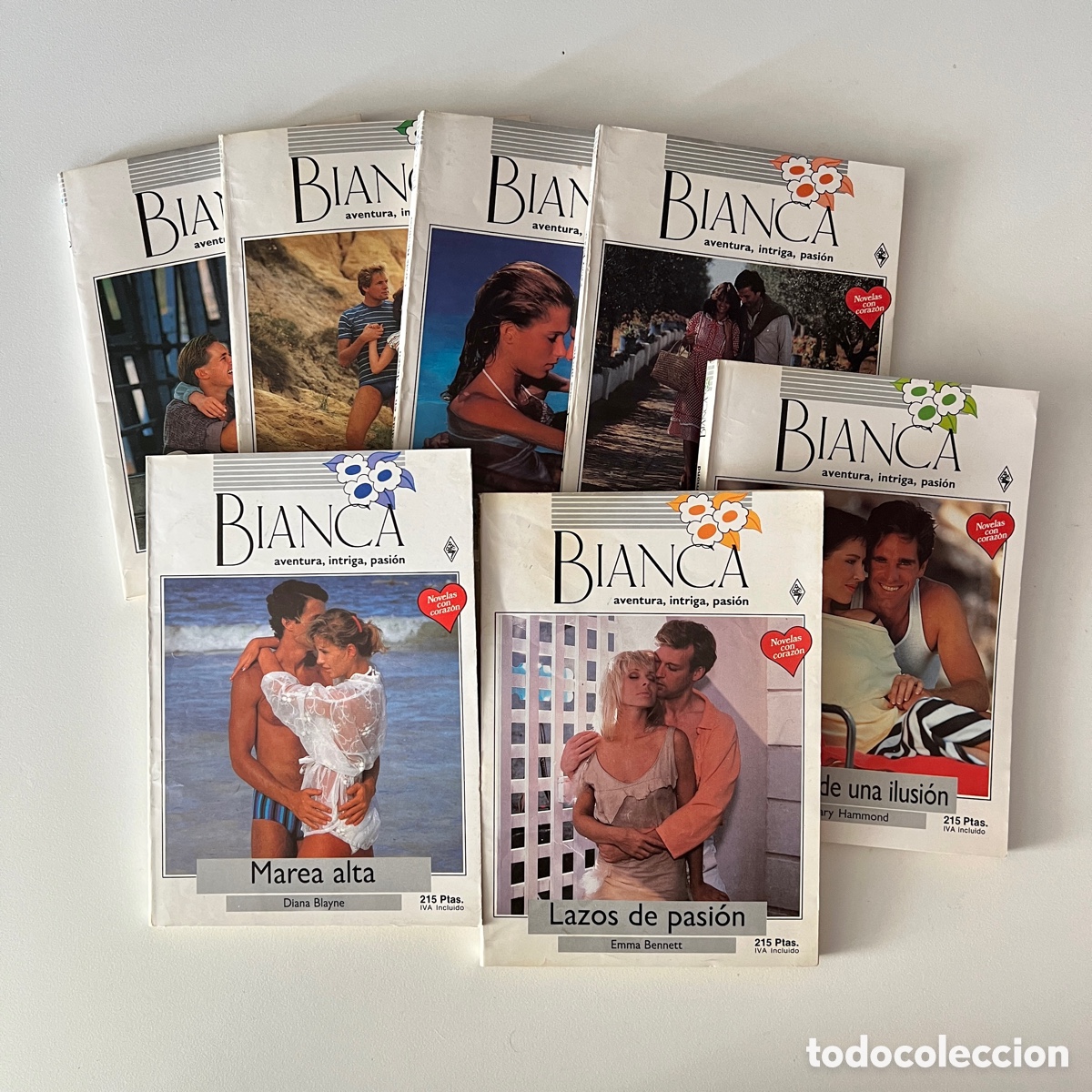 Gebrauchte B&uuml;cher: Lote 7 novelas rom&aacute;nticas BIANCA