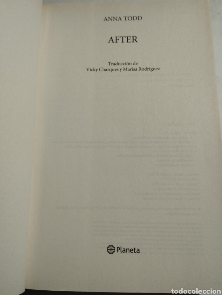 Libros de segunda mano: AFTER (ANNA TODD) - Foto 2