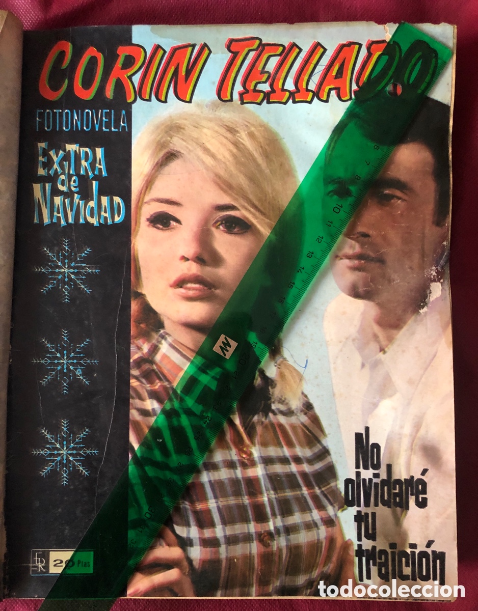 Libros de segunda mano: FOTONOVELA COR&Iacute;N TELLADO- 10 NUMEROS-ENCUADERNADO-EDITORIAL ROLL&Aacute;N -1966.