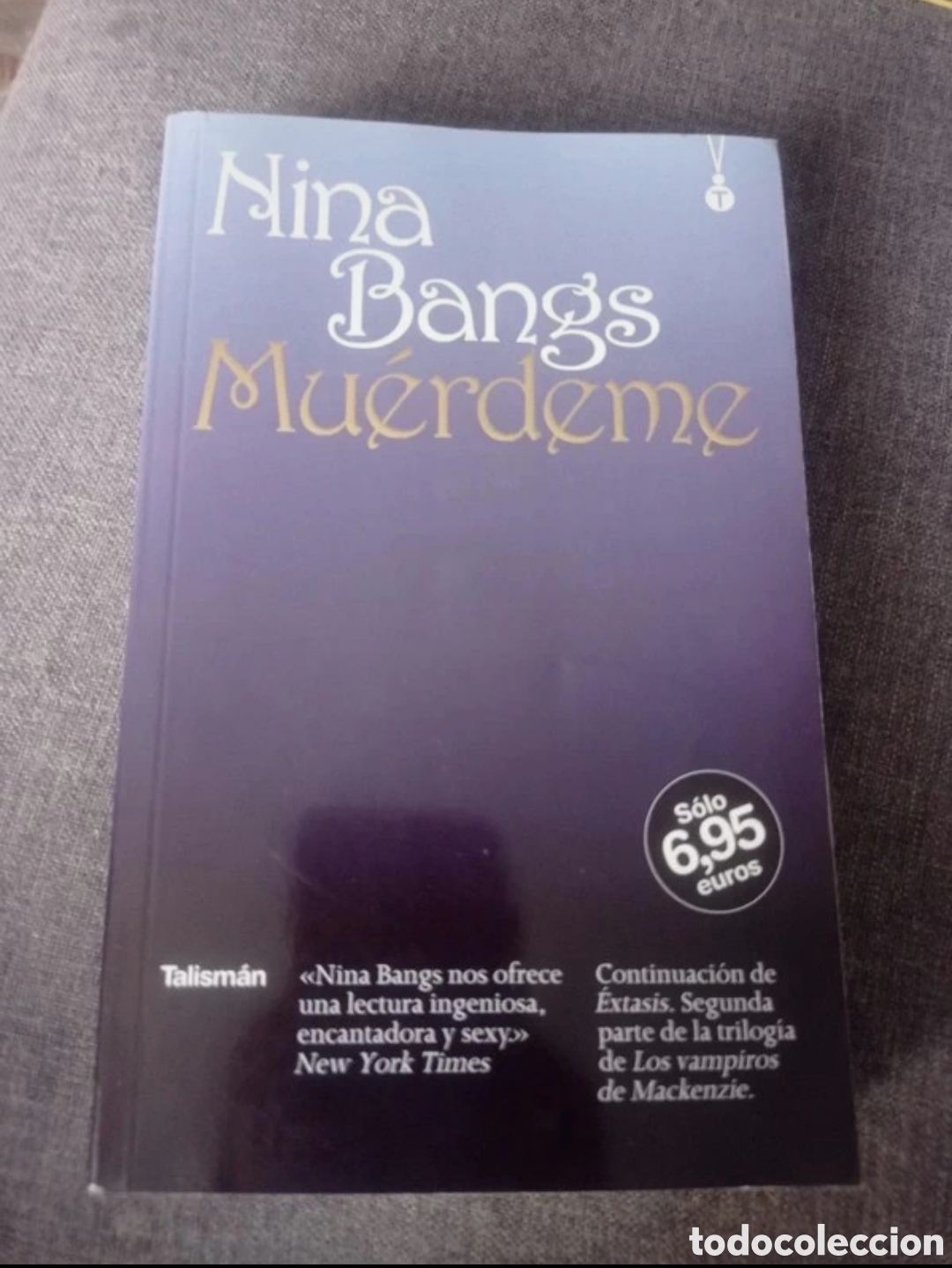Libros de segunda mano: Mu&eacute;rdeme. Nina Bangs - Foto 1