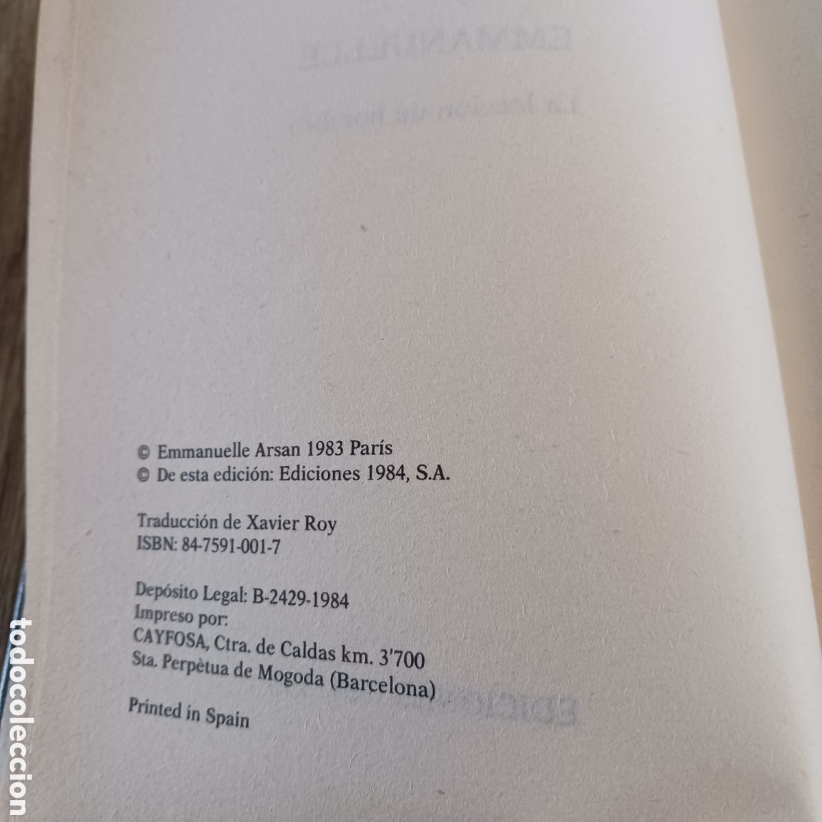 Libros de segunda mano: Emmanuelle de Emmanuelle Arsan - Foto 3
