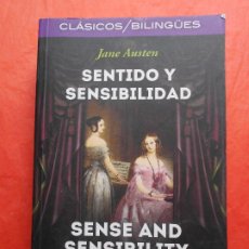 Libros de segunda mano: SENTIDO Y SENSIBILIDAD EN DOS IDIOMAS ESPAÑOL Y INGLÉS