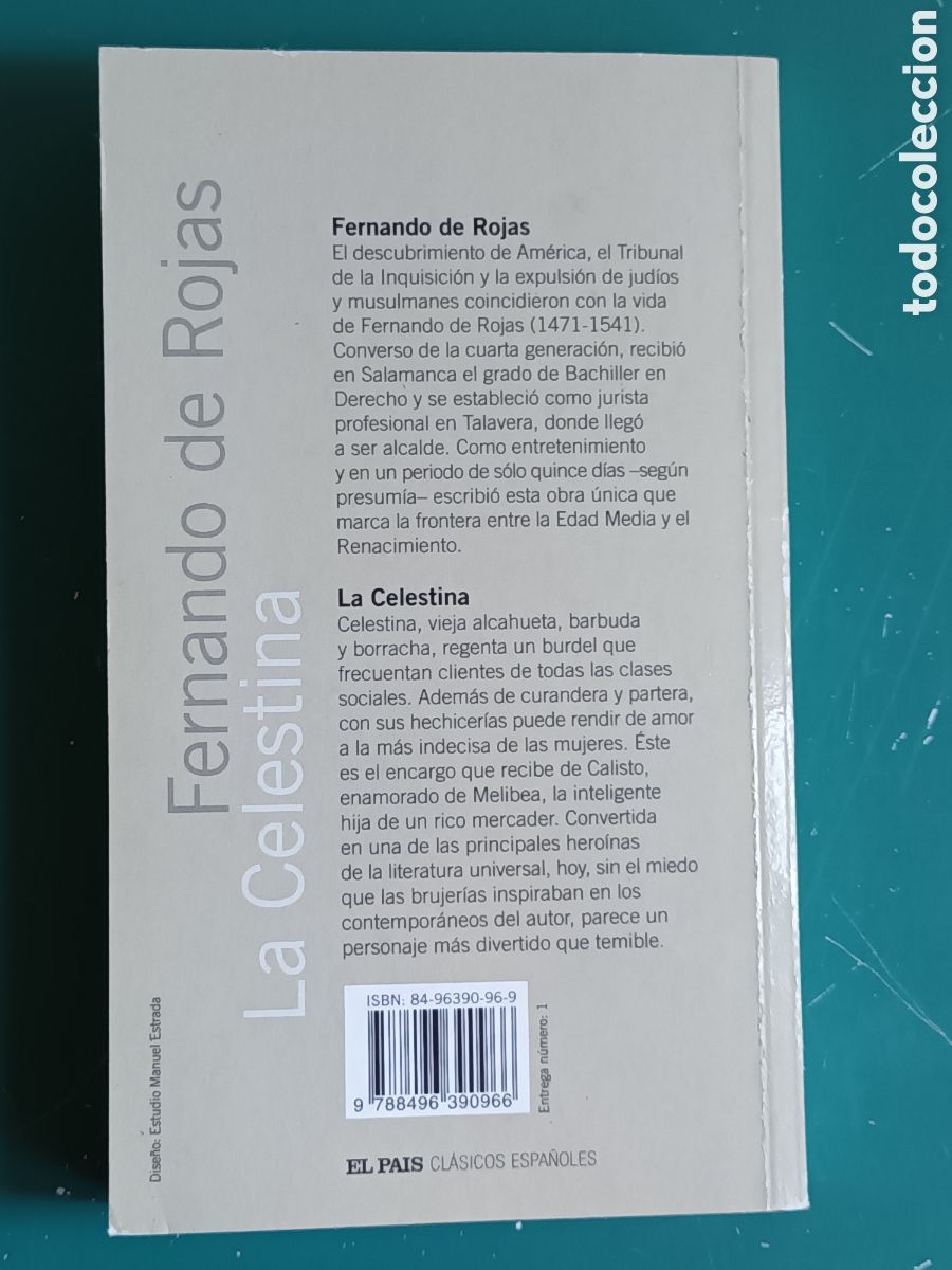 Libros de segunda mano: Fernando de Rojas - La Celestina. 2004 El Pais - Foto 3