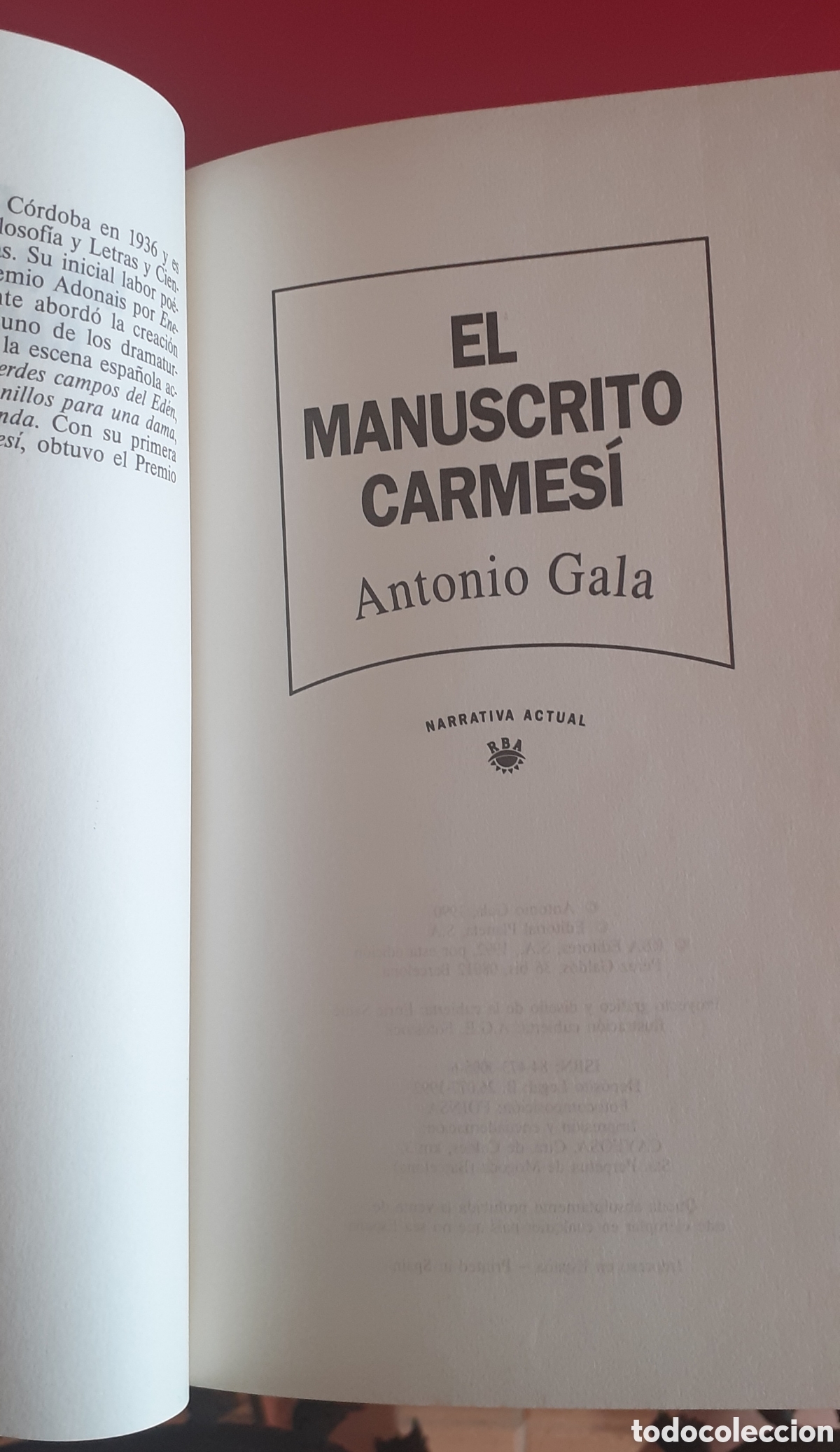 Libros de segunda mano: Colecci&oacute;n 4 libros de ANTONIO GALA - Foto 11