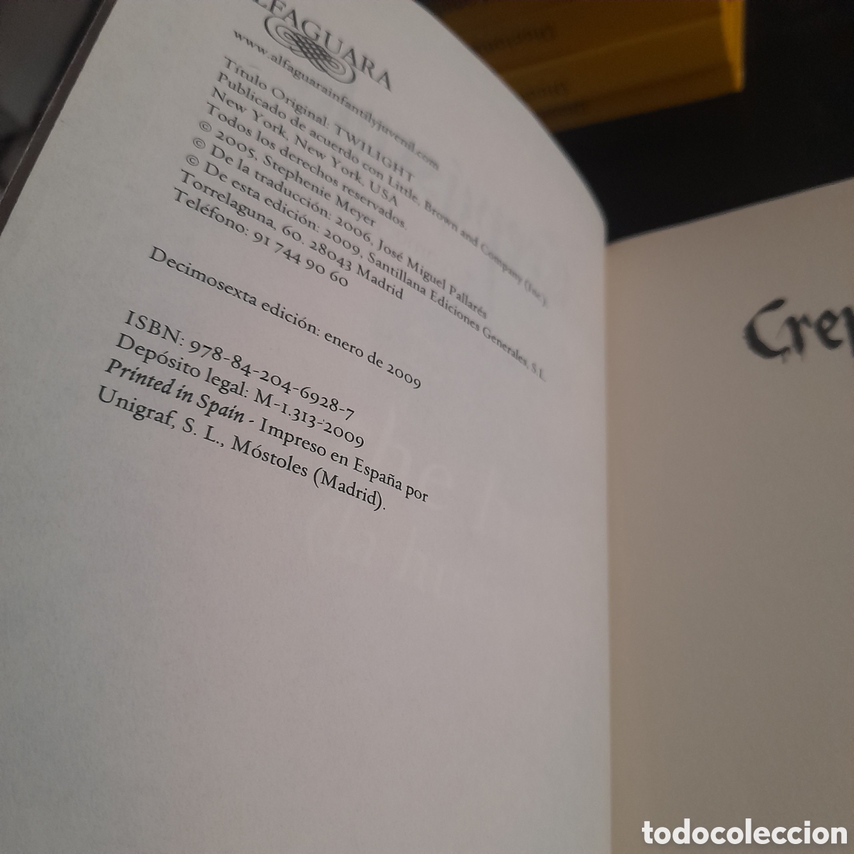 Crepusculo: Un Amor Peligroso (Spanish Edition)