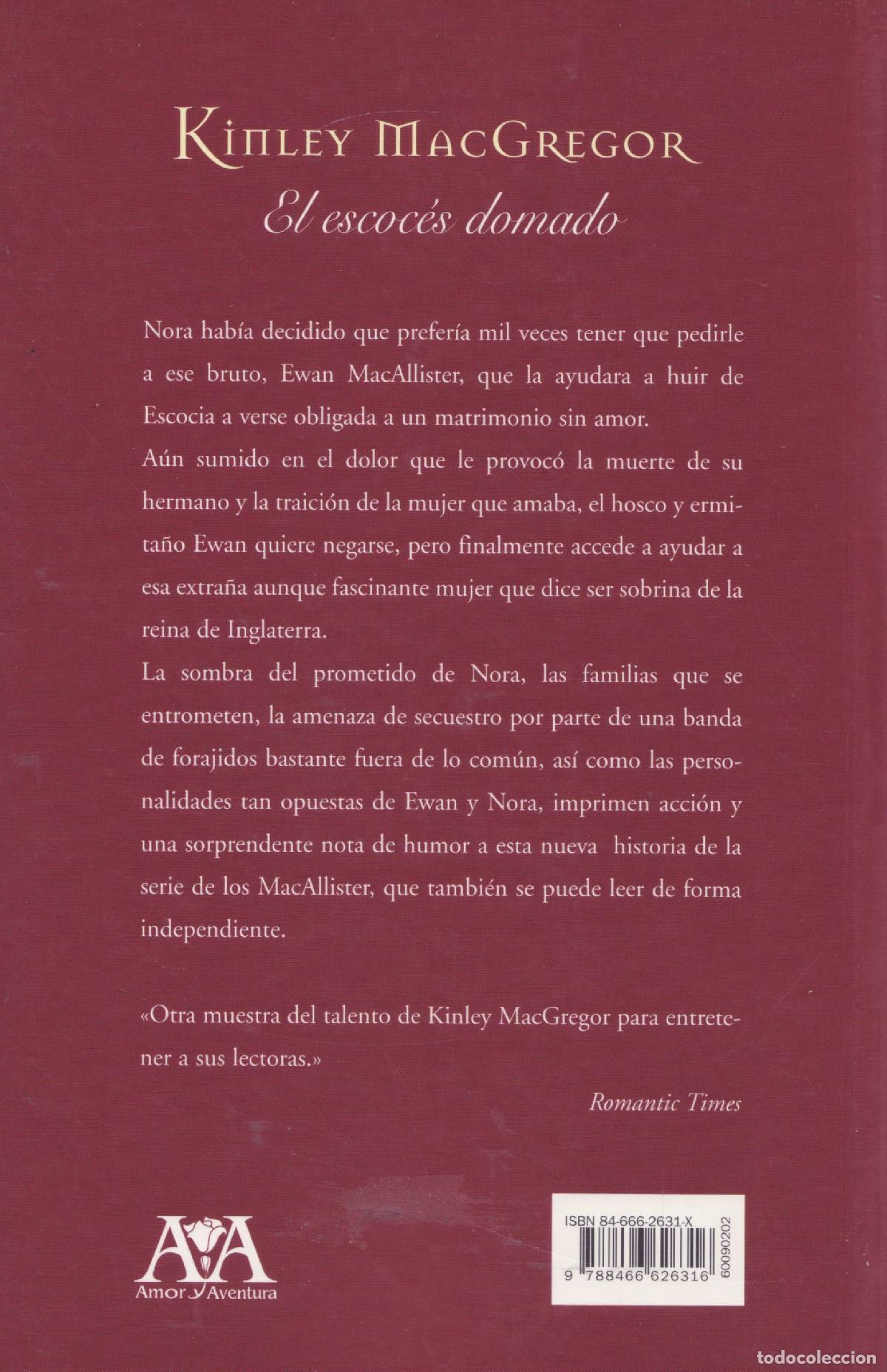 Libros de segunda mano: El escoces domado - Mac Gregor, Kinley - Foto 3