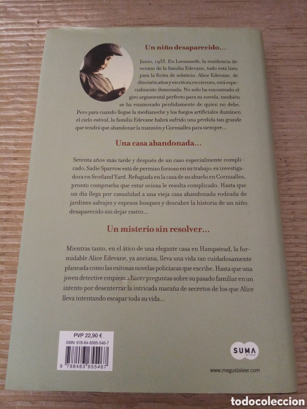 Libros de segunda mano: El &uacute;ltimo adi&oacute;s -Kate Morton- - Foto 3