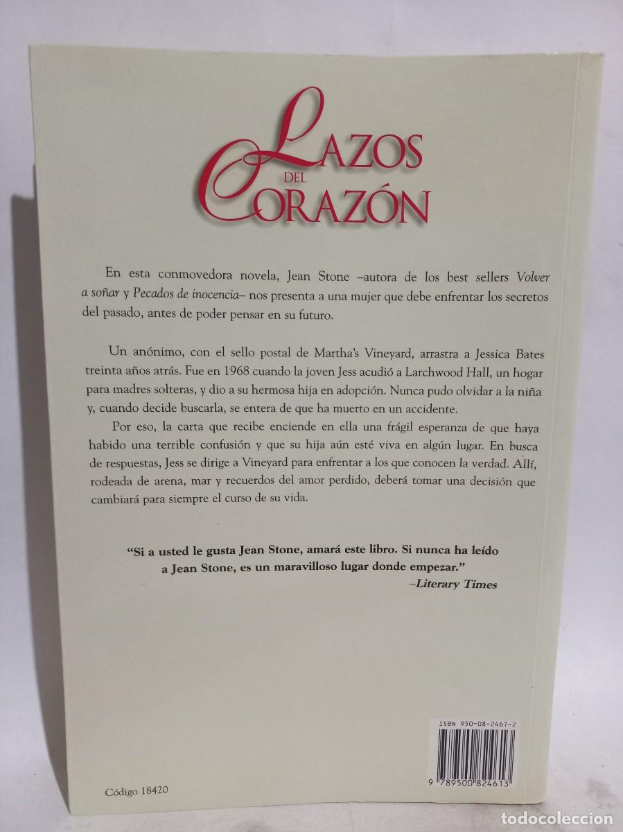 Libros de segunda mano: Jean Stone - Lazos del Coraz&oacute;n - 2001 - Foto 3