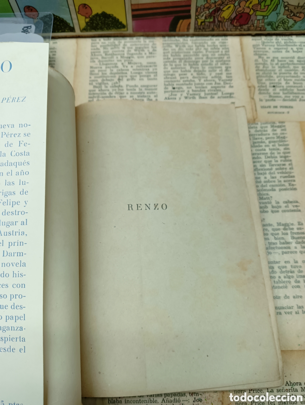 Libros de segunda mano: Renzo. Rafael P&eacute;rez P&eacute;rez - Foto 2