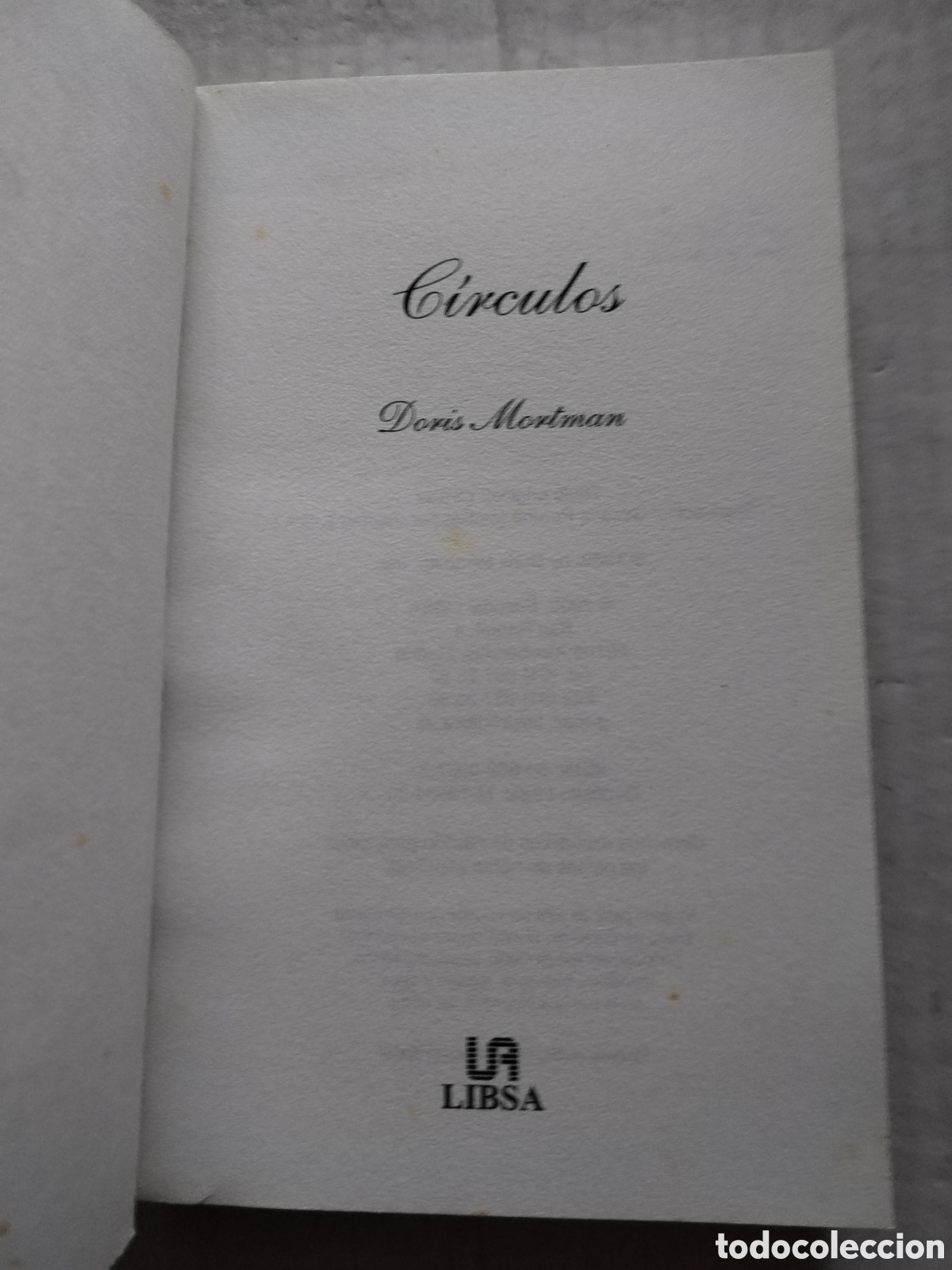 Libros de segunda mano: C&Iacute;RCULOS/DORIS MORTMAN - Foto 2