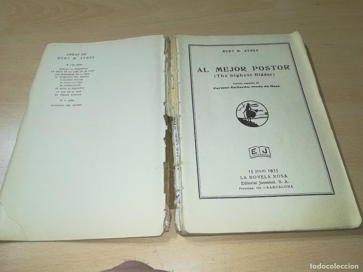 Libros de segunda mano: AL MEJOR POSTOR / RUBY M.AYRES / CONSO 24 / JUVENTUD - Foto 3