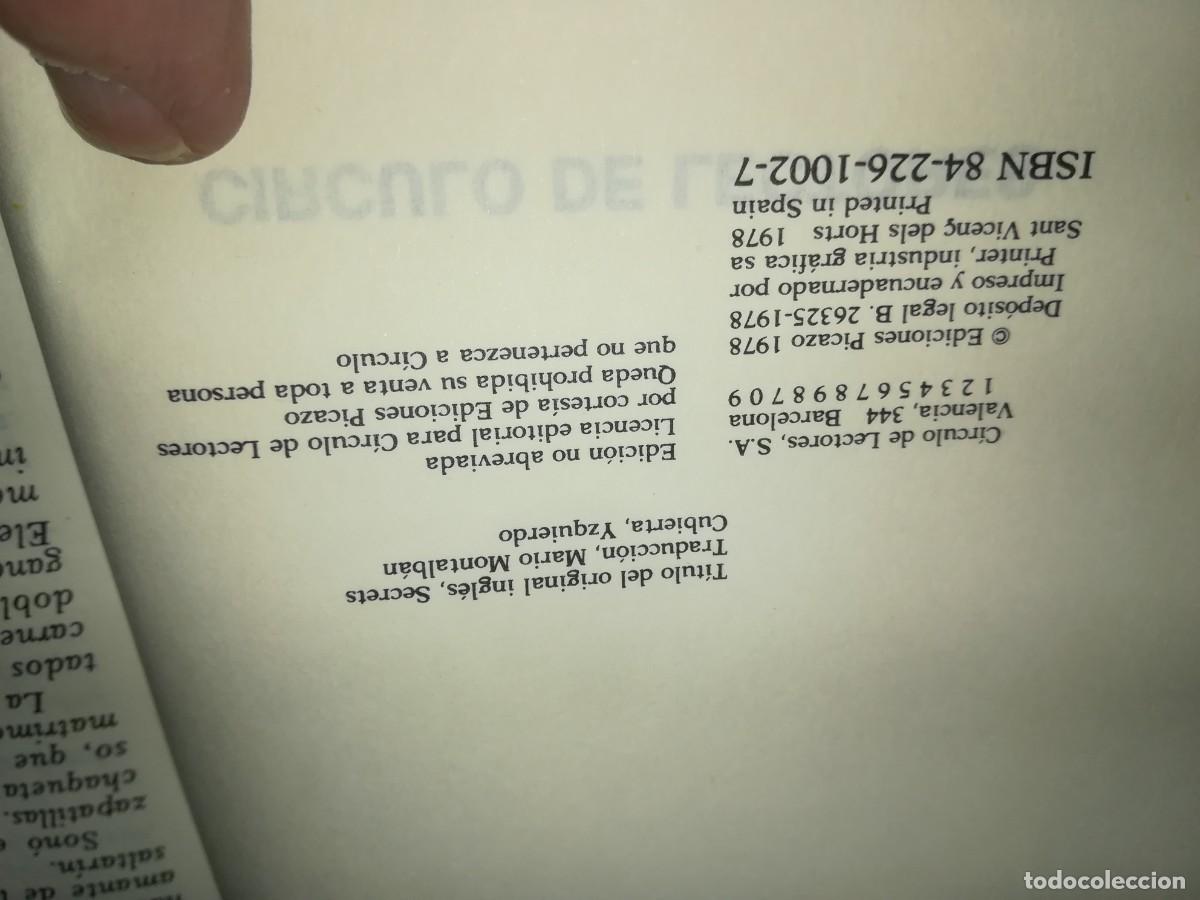 Libros de segunda mano: SECRETOS / BURT HIRSCHFELD / E-407 / CIRCULO DE LECTORES - Foto 7