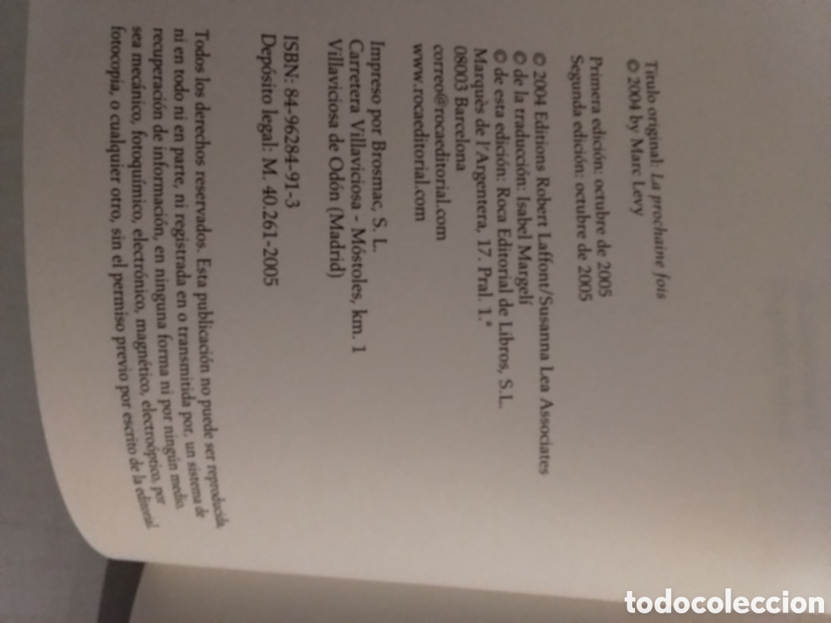 Libros de segunda mano: Libro Marc Levy - Foto 4