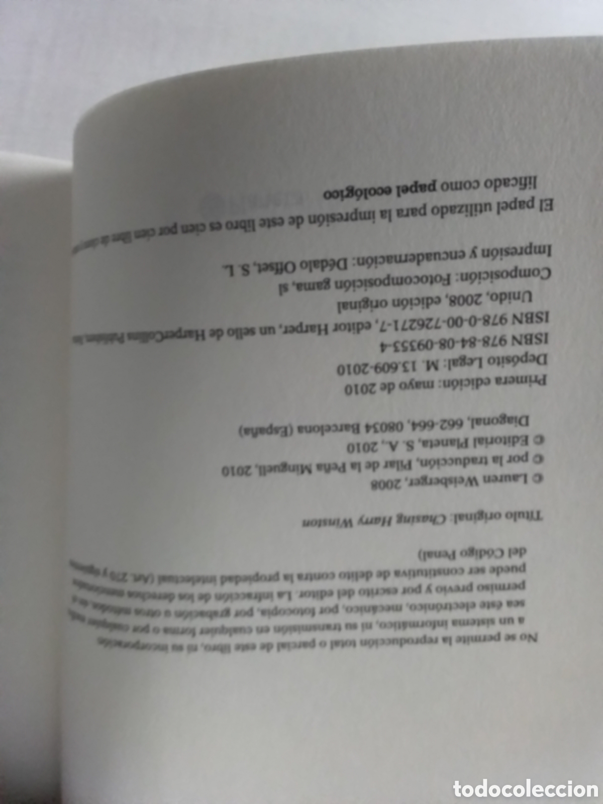 Libros de segunda mano: Libro Lauren Weisberger - Foto 2