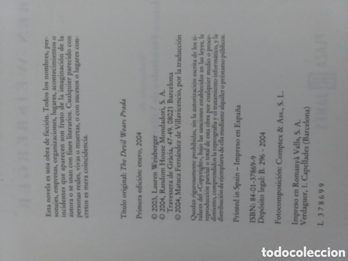 Libros de segunda mano: Libro Lauren Weisberger - Foto 5