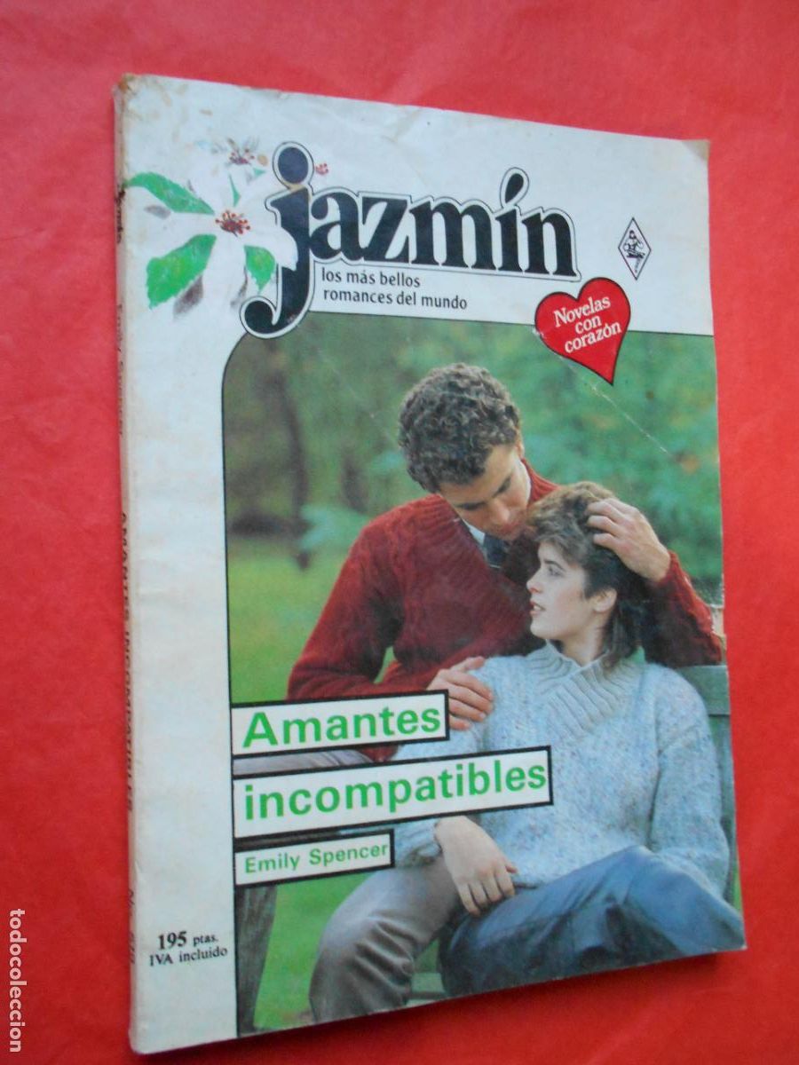 Libros de segunda mano: Jazm&iacute;n novela rom&aacute;ntica Amantes incompatibles