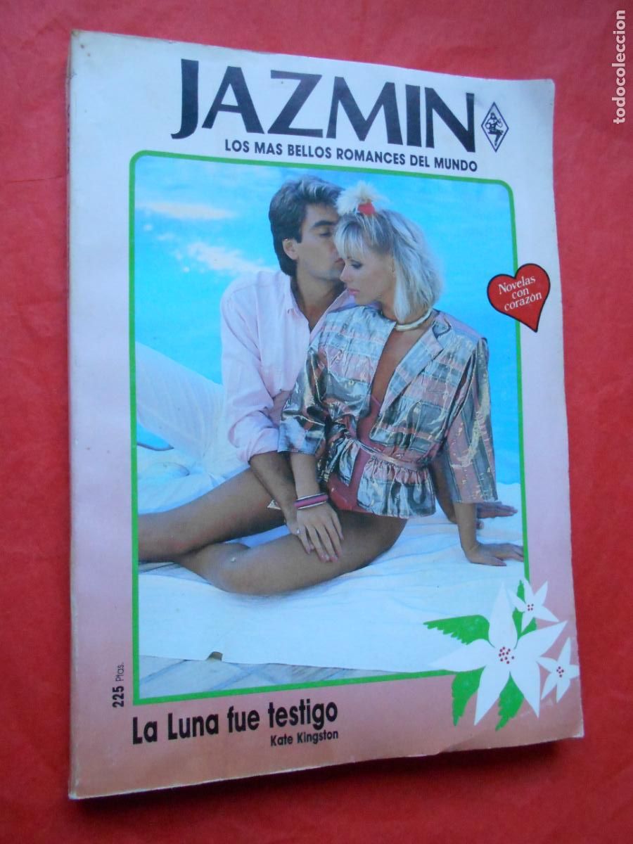 Libros de segunda mano: Jazm&iacute;n novela rom&aacute;ntica La luna fu&eacute; testigo