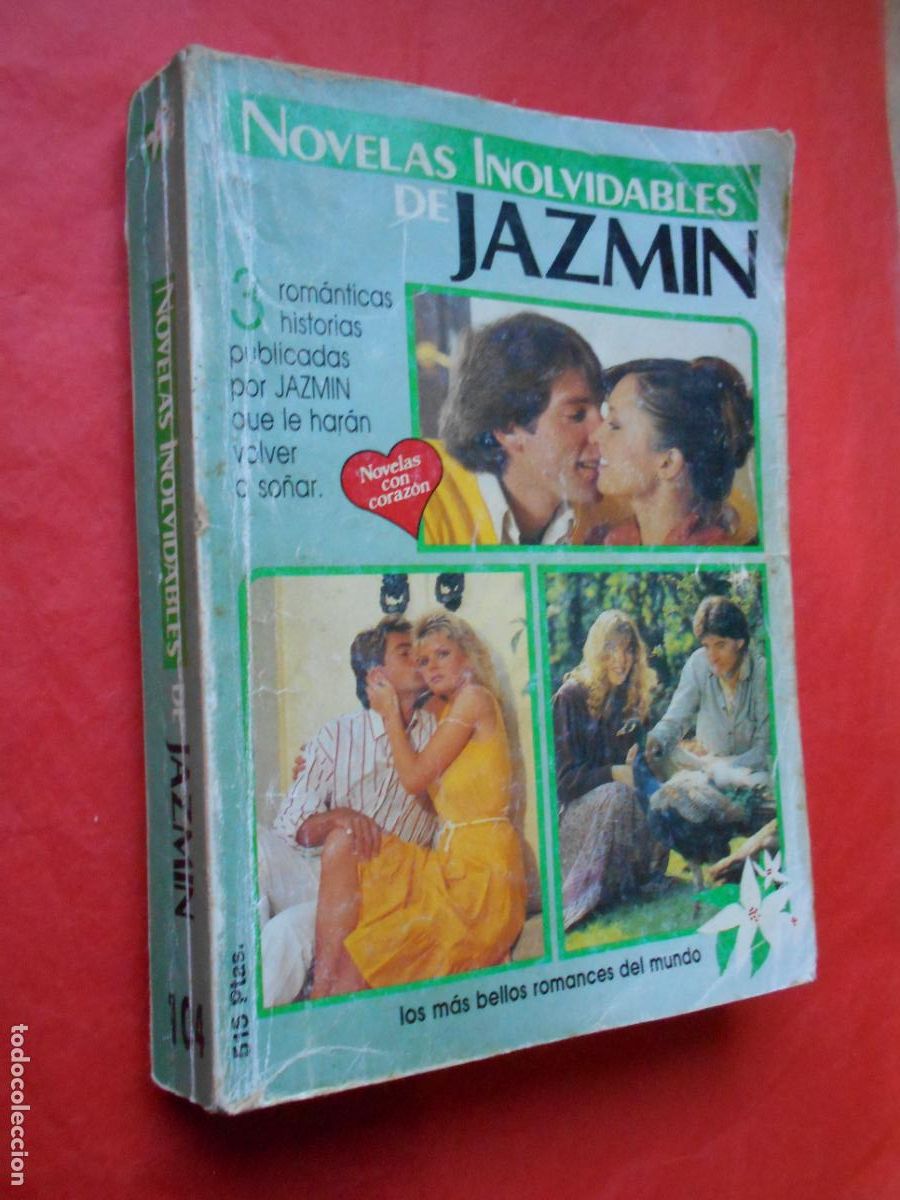 Libros de segunda mano: Jazm&iacute;n novela rom&aacute;ntica 3 historias