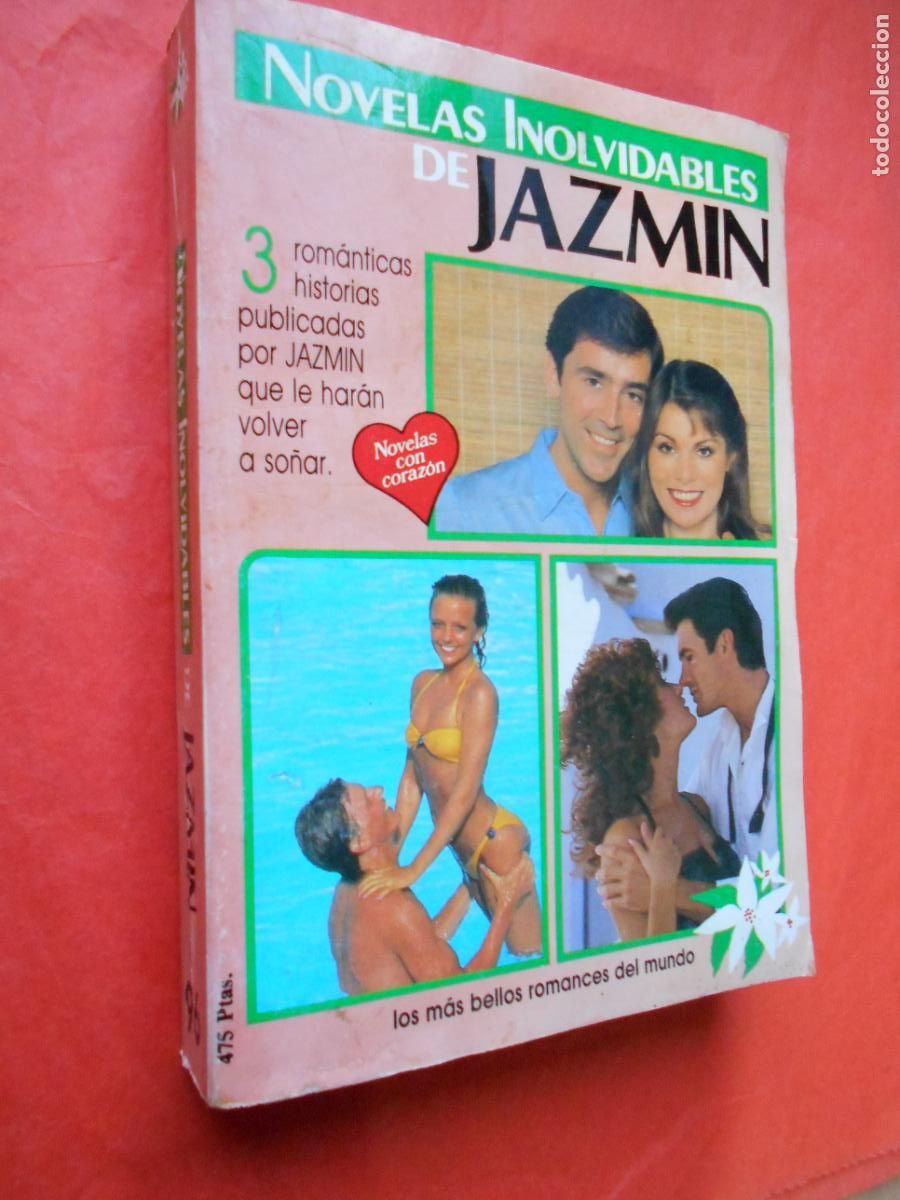 Libros de segunda mano: Jazm&iacute;n novela rom&aacute;ntica 3 historias