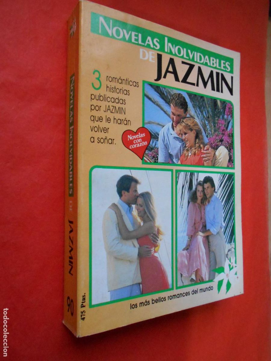 Libros de segunda mano: Jazm&iacute;n novela rom&aacute;ntica 3 historias
