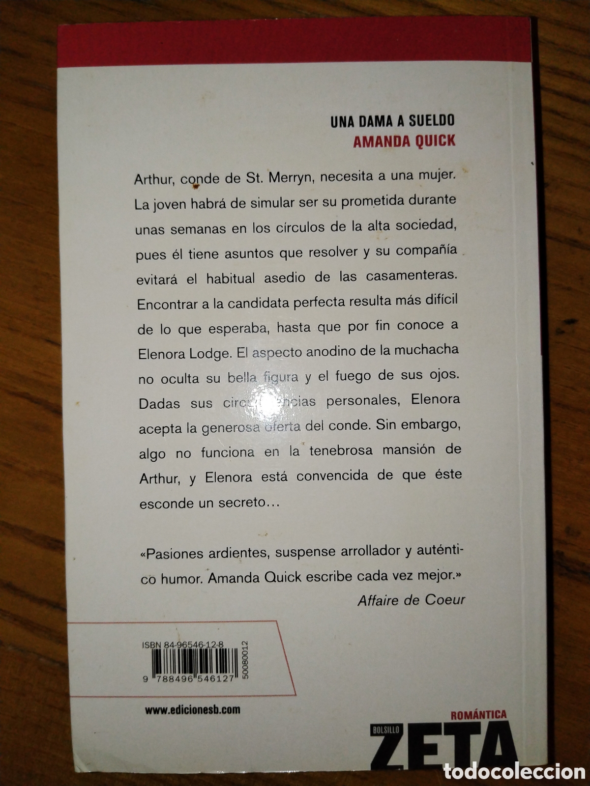 Libros de segunda mano: Una dama a sueldo. Amanda Quick - Foto 2