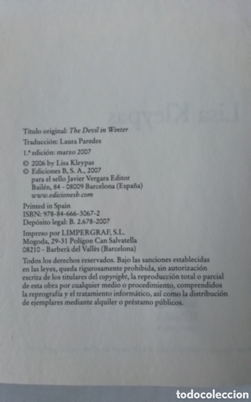 Libros de segunda mano: Libro Lisa Kleypas - Foto 5