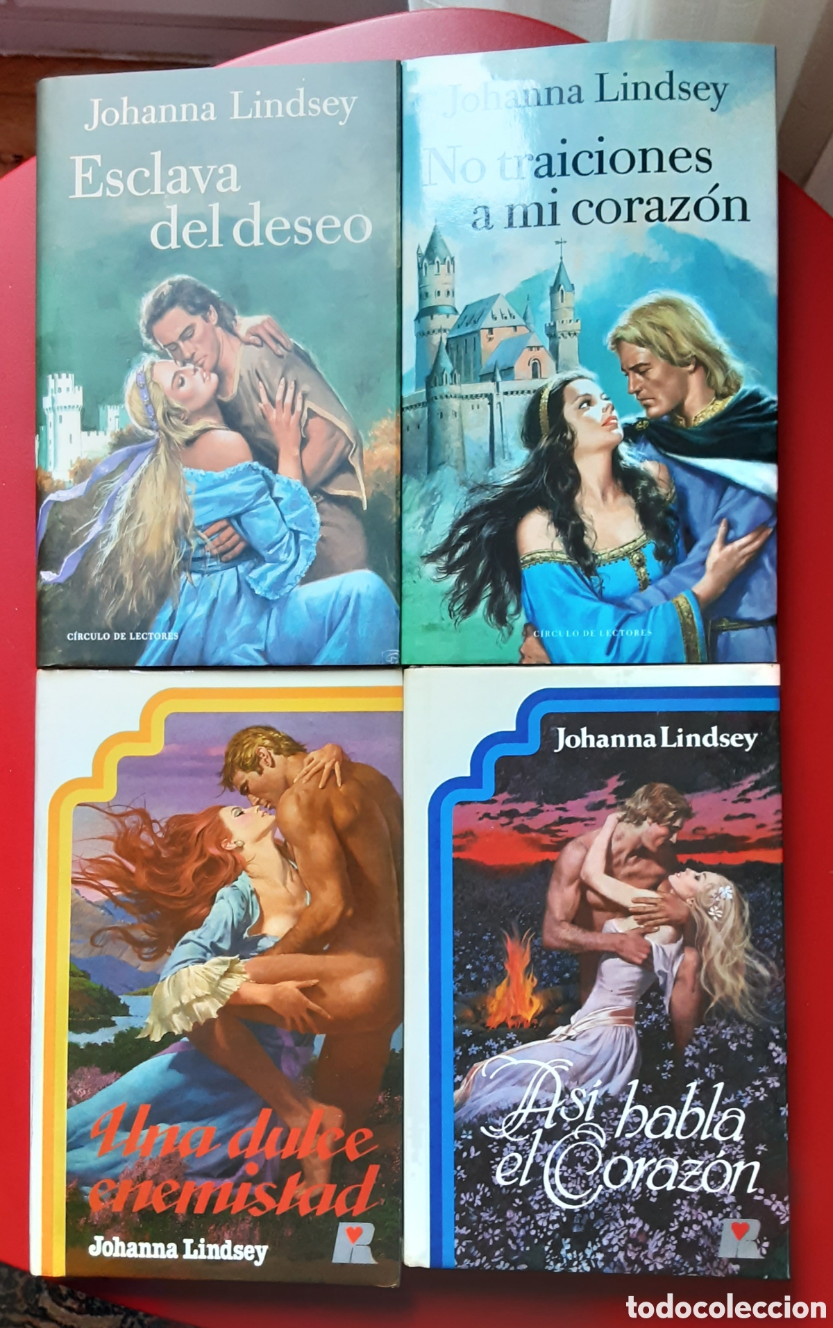 Libros de segunda mano: JOHANNA LINDSEY- LOTE 4 LIBROS.