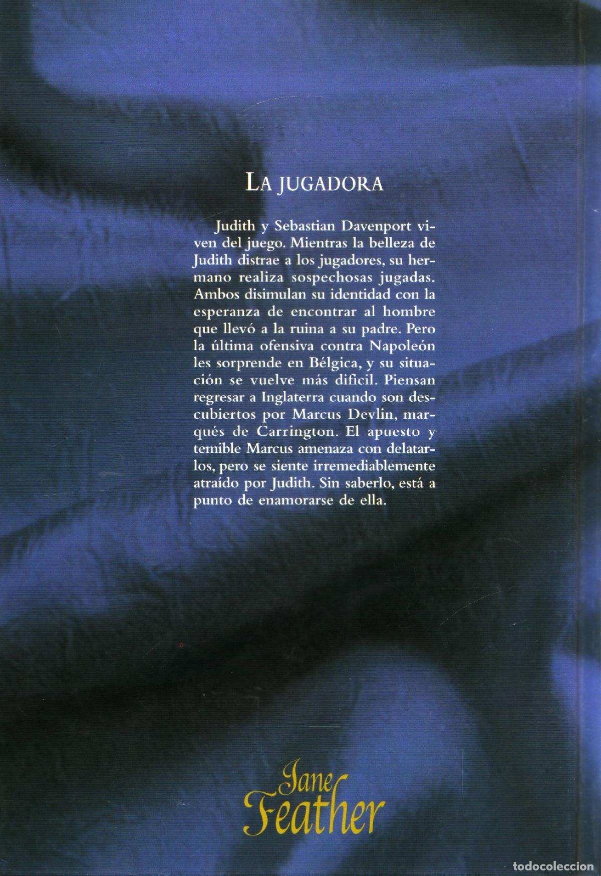 Libros de segunda mano: La jugadora - Feather, Jane - Foto 2