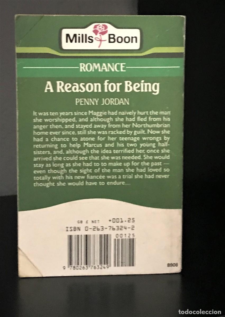 Libros de segunda mano: A Reason For Being de Penny Jordan - Foto 2