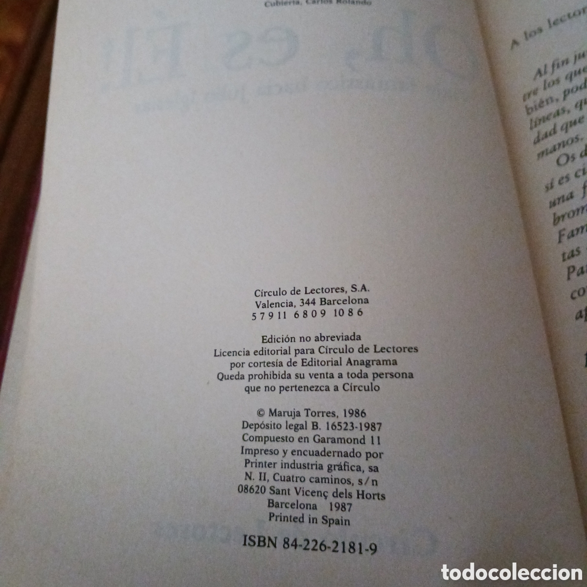 Libros de segunda mano: Oh,es El!de Maruja Torres - Foto 4