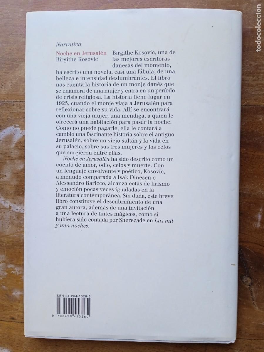 Libros de segunda mano: Noche en Jerusal&eacute;n Birgithe Kosovic - Foto 8