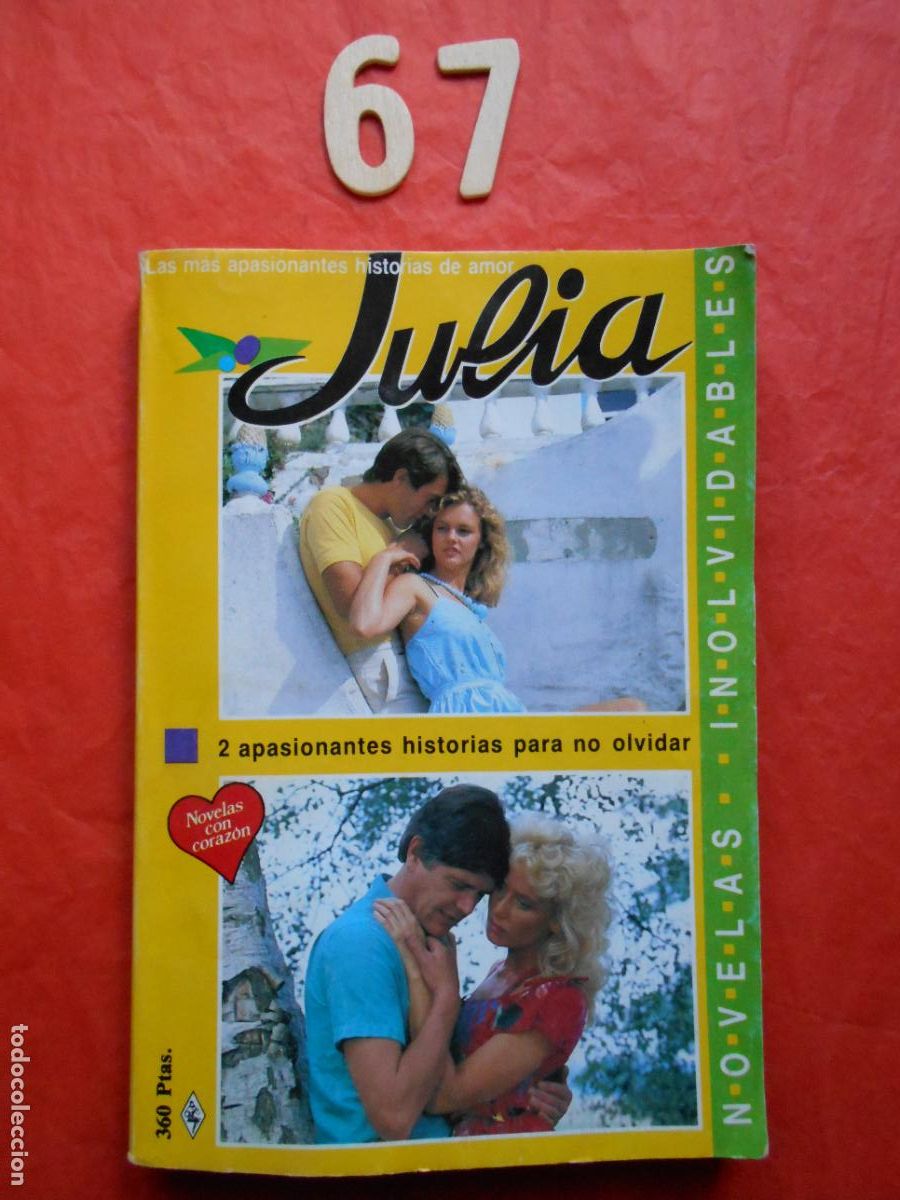 Second hand books: NOVELA DE AMOR JULIA N&ordm; 67 DOS NOVELAS